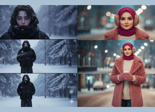 Cara buat Winter Edit Profesional pakai Google Gemini AI (Sumber: Gemini AI)