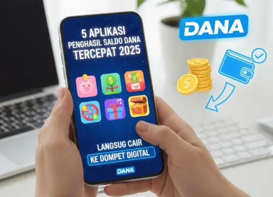 Daftar aplikasi penghasil saldo DANA gratis tercepat 2025. (Sumber: Gemini AI)
