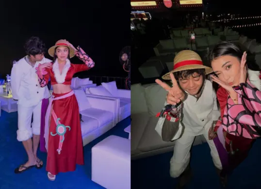 Momen kebersamaan Reza Arap dengan Lula Lahfah. (Sumber: Instagram/@lulalahfah, @ybrap)