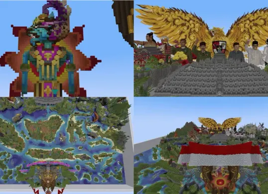 Tim Minecraft Indonesia kalahkan Jerman dan Thailand di ajang MrBeast Gaming (Sumber: YouTube/MrBeast Gaming)