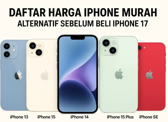 Momen tepat beli iPhone! Harga resmi iPhone seri 16 turun signifikan pasca rilis iPhone 17. Kami sajikan analisis peta harga terbaru Desember 2025, lengkap dengan tips memilih. (Sumber: AI Generated)