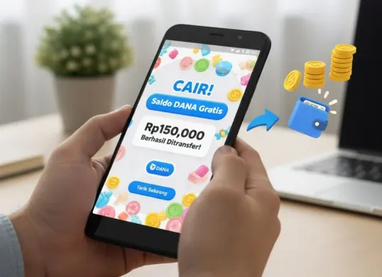 Cara dapat saldo DANA gratis dari game penghasil uang. (Sumber: Gemini AI)