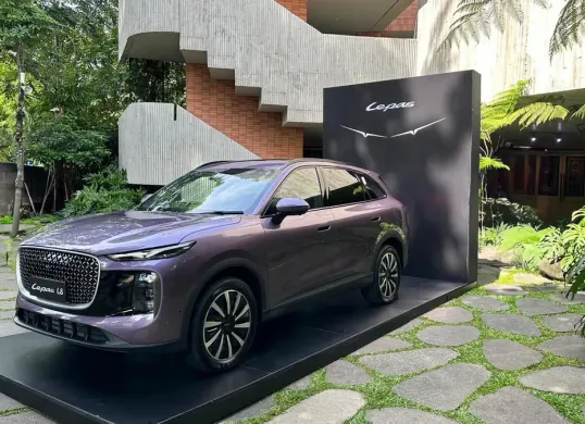 LEPAS resmi memperkenalkan mobil L8 berkonsep Leopard Aesthetics. (Sumber: Dok. LEPAS)