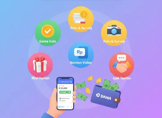 Ilustrasi aplikasi penghasil uang (Sumber: Gemini AI)