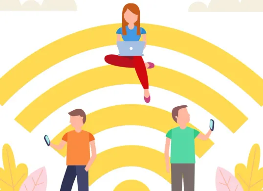 Ilustrasi internet rakyat lengkap dengan cara daftarnya. (Sumber: Freepik)