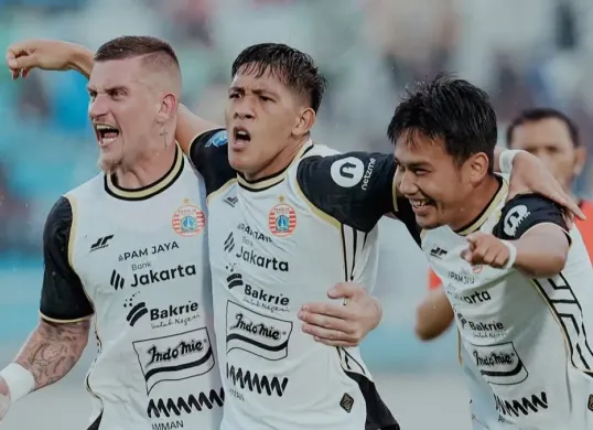 Potret pemain Persija Jakarta di Super League 2025. (Sumber: Instagram/@persija)