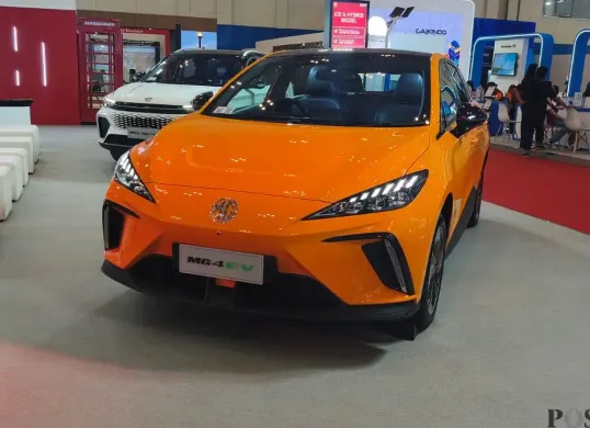 MG ikut meramaikan GJAW 2025 dengan line-up kendaraan listrik, hybrid, dan konvensional. (Sumber: Poskota/Erwan Hartawan)