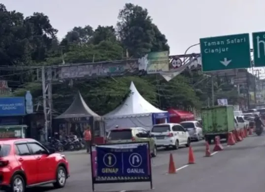 Jadwal ganjil genap dan buka tutup jalur Puncak Bogor hari ini, Sabtu, 22 November 2025. (Sumber: Instagram/@infopuncak.bgr)