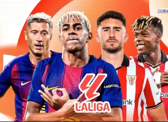 Tonton live streaming Barcelona vs Bilbao di pekan 13 Liga Spanyol 2025/2026 (Sumber: Vidio.com)