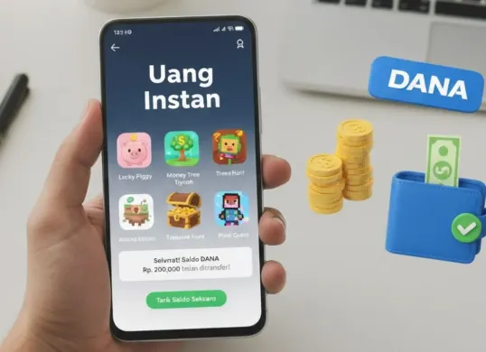 Rekomendasi aplikasi penghasil saldo DANA gratis terbukti membayar. (Sumber: Gemini AI)