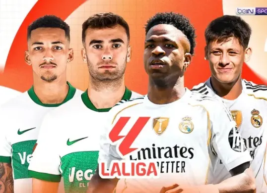 Link live streaming untuk menonton pertandingan Elche vs Real Madrid di pekan ke-13 Liga Spanyol 2025/2026 (Sumber: Vidio.com)