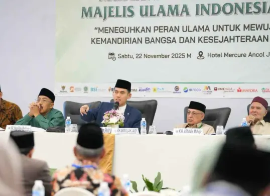 Potret Munas XI MUI yang menetapkan lima fatwa, salah satunya tentang pajak berkeadilan. (Sumber: MUI)