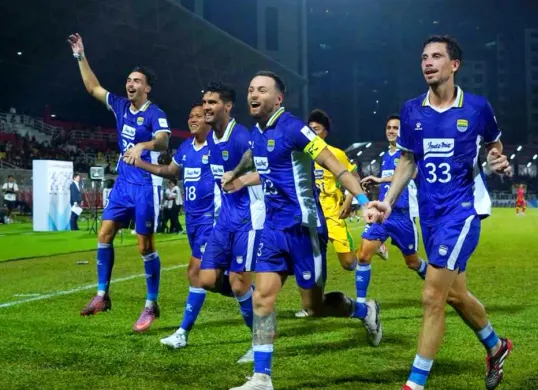 Potret pemain Persib Bandung di lapangan (Sumber: Persib)