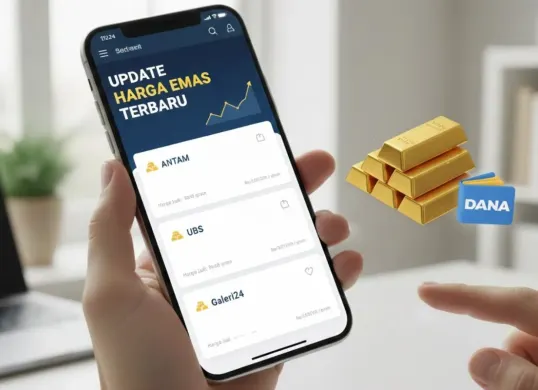 Update harga emas terbaru hari ini. (Sumber: Gemini AI)