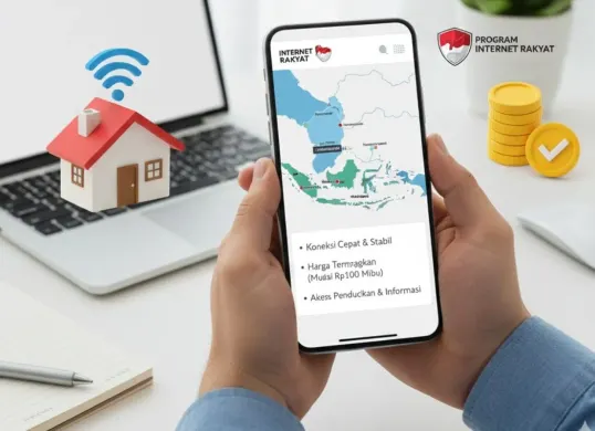 Cara daftar Internet Rakyat, ini wilayah yang sudah menikmatinya. (Sumber: Gemini AI)
