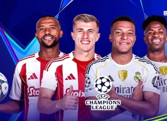 Tonton live streaming Olympiakos vs Real Madrid di pekan 5 Liga Champions 2025/2026 (Sumber: Vidio.com)