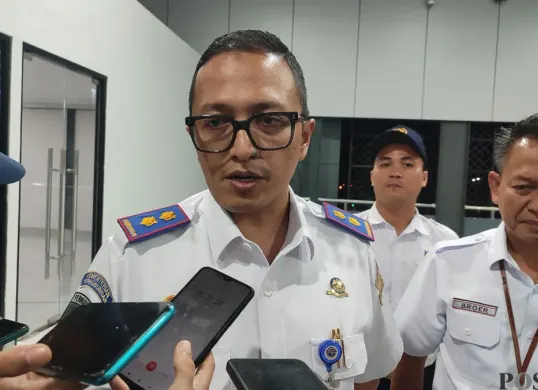 Kepala Balai Teknik Perkeretaapian Kelas I Jakarta, Ferdian Suryo Adhi Pramono. (Sumber: Poskota/Samsul Fatoni)