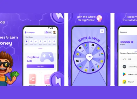 Cara mudah mendapatkan saldo dana gratis ratusan ribu dari aplikasi Instapop (Sumber: Google Play/Instapop)