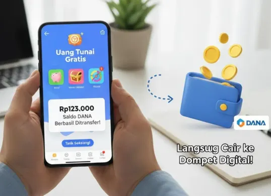 Cara mendapatkan saldo DANA gratis dari aplikasi penghasil uang. (Sumber: Gemini AI)