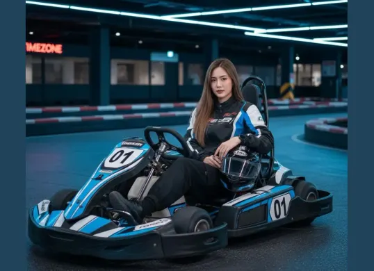 Prompt AI untuk hasil foto taman hiburan (Sumber: Gemini AI)