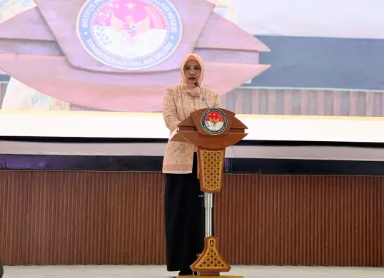 Ketua Dharma Wanita Persatuan (DWP) Kemendagri, Niken Tomsi Tohir. (Sumber: Dok Puspen Kemendagri)