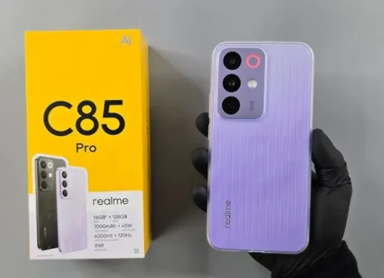HP Realme C85 Pro. (Sumber: YouTube/JeiBiz)