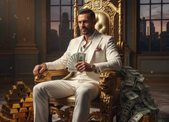 Contoh foto gaya miliarder hasil AI Gemini dengan efek ultra-realistis. (Sumber: Gemini AI)