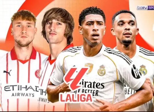 Info live streaming Girona vs Real Madrid pada pekan ke-14 Liga Spanyol 2025/2026 (Sumber: Vidio.com)