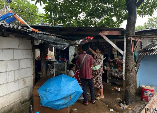 Suasana Kampung Ujung, Kebon Nanas, Jakarta Timur, Minggu, 30 November 2025. (Sumber: POSKOTA | Foto: M Tegar Jihad)