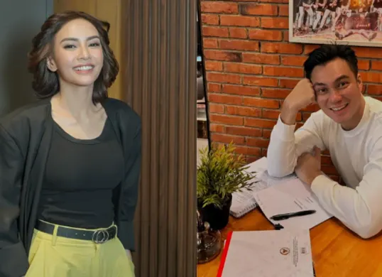 Baim Wong dan Masayu Anastasia cuma teman. Simak penjelasan Masayu yang sudah lama tidak bertemu Baim dan prinsipnya dalam memilih pasangan. (Sumber: Instagram/@masayuanastasia, dan @baimwong)