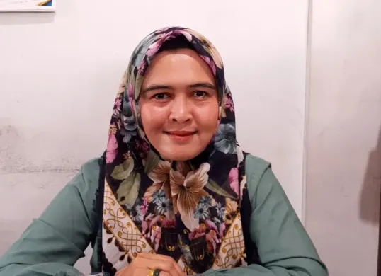 Analis SDM Aparatur Ahli Muda BKPSDM Pandeglang, Juwita Mutachirriyah. (Sumber: POSKOTA | Foto: Samsul Fatoni)