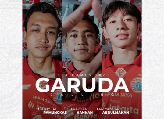 Inilah 3 pemain Persija yang dipanggil Timnas U-22 Dony Tri Pamungkas, Rayhan Hannan, dan Arliansyah Abdulmanan. Simak profil, jadwal TC, dan harapan Indra Sjafri untuk mereka di SEA Games 2025. (Sumber: Instagram/@persija)