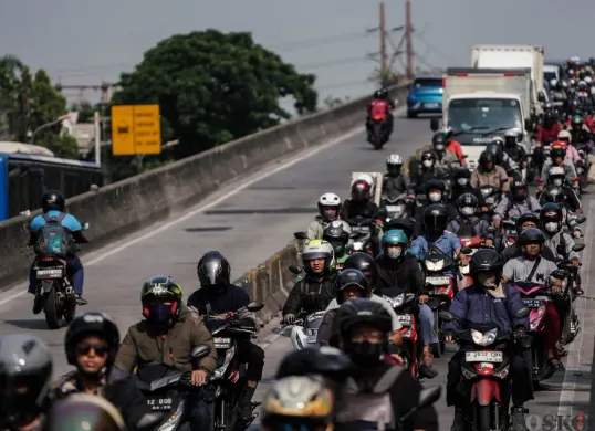 Ilustrasi flyover. (Sumber: Poskota/Bilal Nugraha Ginanjar)