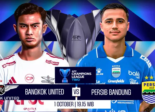 Ilustrasi link live streaming ACL Two antara Bangkok United vs Persib Bandung. (Sumber: Vision +)