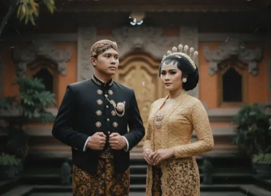 Contoh prompt Gemini AI pasangan prewedding. (Sumber: Istimewa)