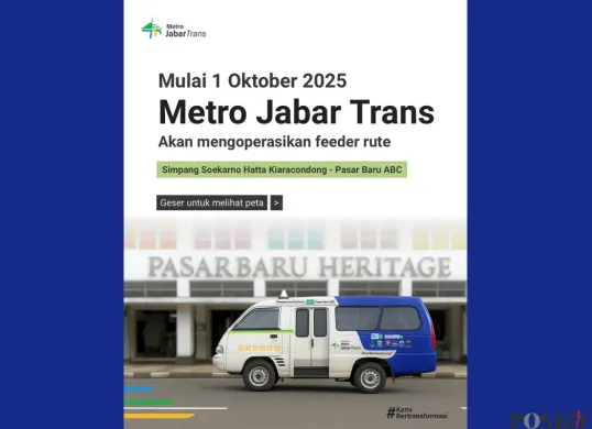 Rute Angkot Feeder Metro Jabar Trans Terbaru di Bandung, Gratis Sampai Tanggal 8 Oktober 2025 (Sumber: Instagram/brt.metrojabartrans)