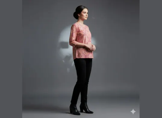 Cara ciptakan foto keren menggunakan batik dengan promt Gemini AI (Sumber: Gemini AI)
