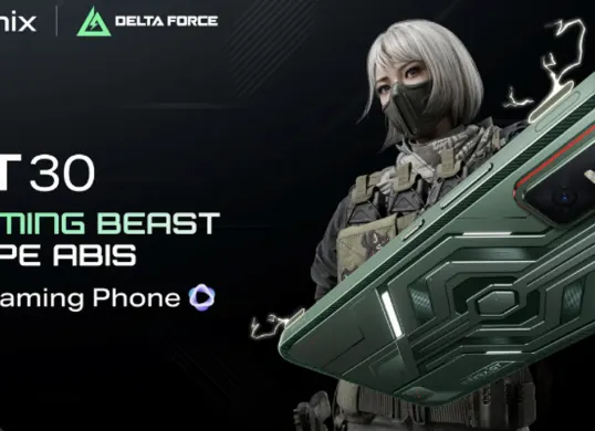 Review Infinix GT 30 smartphone gaming dengan performa turnamen, fitur AI cerdas, desain cyber mecha, dan baterai tahan lama. HP gaming terbaik di kelas Rp 3 jutaan untuk push rank dan buat konten. (Sumber: id.infinixmobility.com)