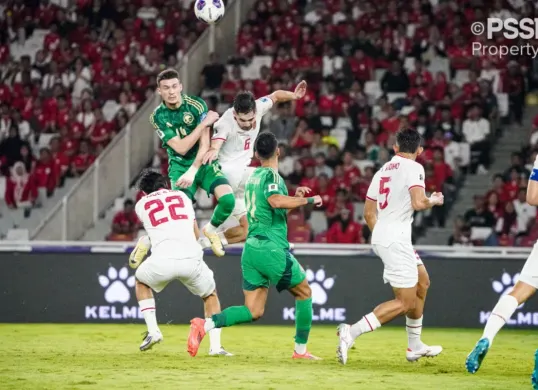 Timnas Indonesia vs Arab Saudi. (Sumber: PSSI)