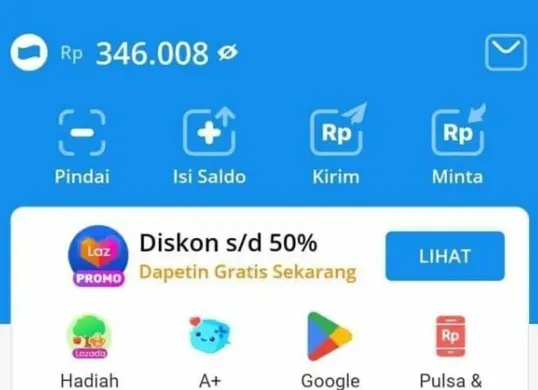 Saldo DANA gratis 2025 bisa diklaim hingga Rp355.000 melalui aplikasi penghasil uang Fruit Garden dan fitur DANA Kaget, syarat mudah dan cepat cair.