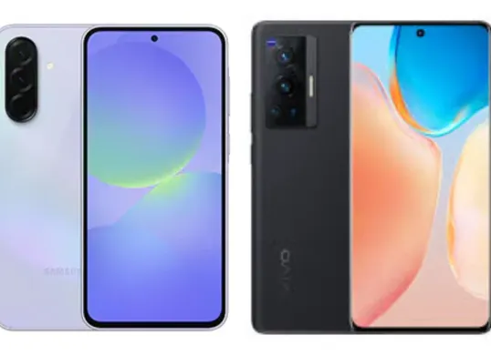Smartphone Galaxy F36 5G dan Vivo V70 Lite (Sumber: Samsung dan Vivo)