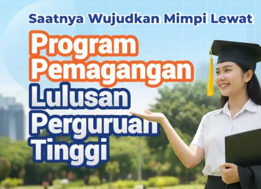 Ilustrasi cara daftar maganghub Kemnaker untuk lulusan diploma dan S1. (Sumber: Instagram/@kemnaker)