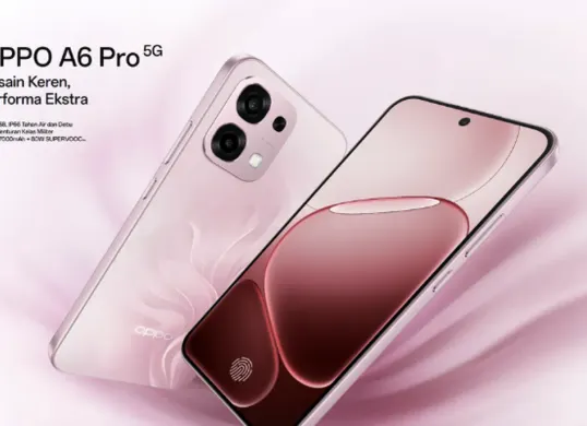 Spesifikasi lengkap Oppo A6 5G: Baterai 7.000 mAh, RAM 12/512GB, layar AMOLED 120Hz, dan kamera 50MP. (Sumber: oppo.com)