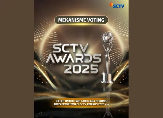 Daftar Lengkap Nominasi SCTV Awards 2025 (Sumber: Instagram/SCTV)