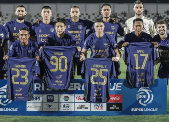 Persita Tangerang taklukkan Semen Padang, raih 4 kemenangan beruntun, dan jadi penantang serius gelar juara BRI Liga 1. (Sumber: Instagram/@persita.official)