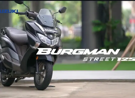 Burgman Street 125EX hadir dengan varian spesial bernama Chrome Edition. (Sumber: Instagram/@suzukiindonesiamotor)