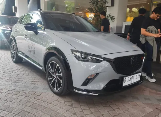 Mazda Indonesia ungkap CX-3 masih jadi favorit di 2025. (Sumber: Poskota/ Erwan Hartawan)