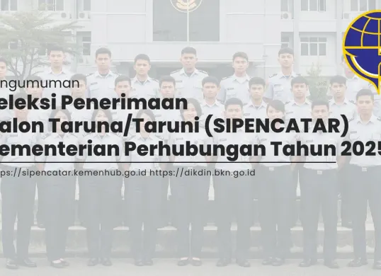 Kemenhub resmi merilis hasil akhir SIPENCATAR 2025 Pola Pembibitan. Simak daftar nama lulus, jadwal daftar ulang, dan link unduh PDF hasil seleksi. (Sumber: Dok/BKPSDM Mojokerto)