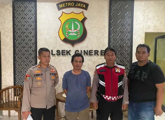 Polsek Cinere berhasil meringkus pelaku DPO Kasus kekerasan Seksual Polda Jawa Barat. (Sumber: Polsek Cinere)