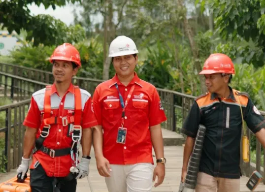 Telkom andil perkuat akses konektivitas internet selama penyelenggaraan MotoGP Indonesia 2025 di Sirkuit Mandalika. (Sumber: Corcom Telkom)